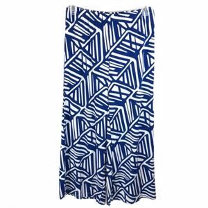 Chico’s Line‎ Game Palazzo Pants Blue White Size 3P petite XLP NEW!!!
